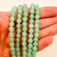 Pulsera Cuarzo verde | 6mm | Abundancia - Bienestar
