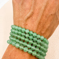 Pulsera Cuarzo verde | 6mm | Abundancia - Bienestar