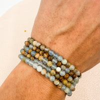 Pulsera Ónix azul | 4mm | Calma - Positividad