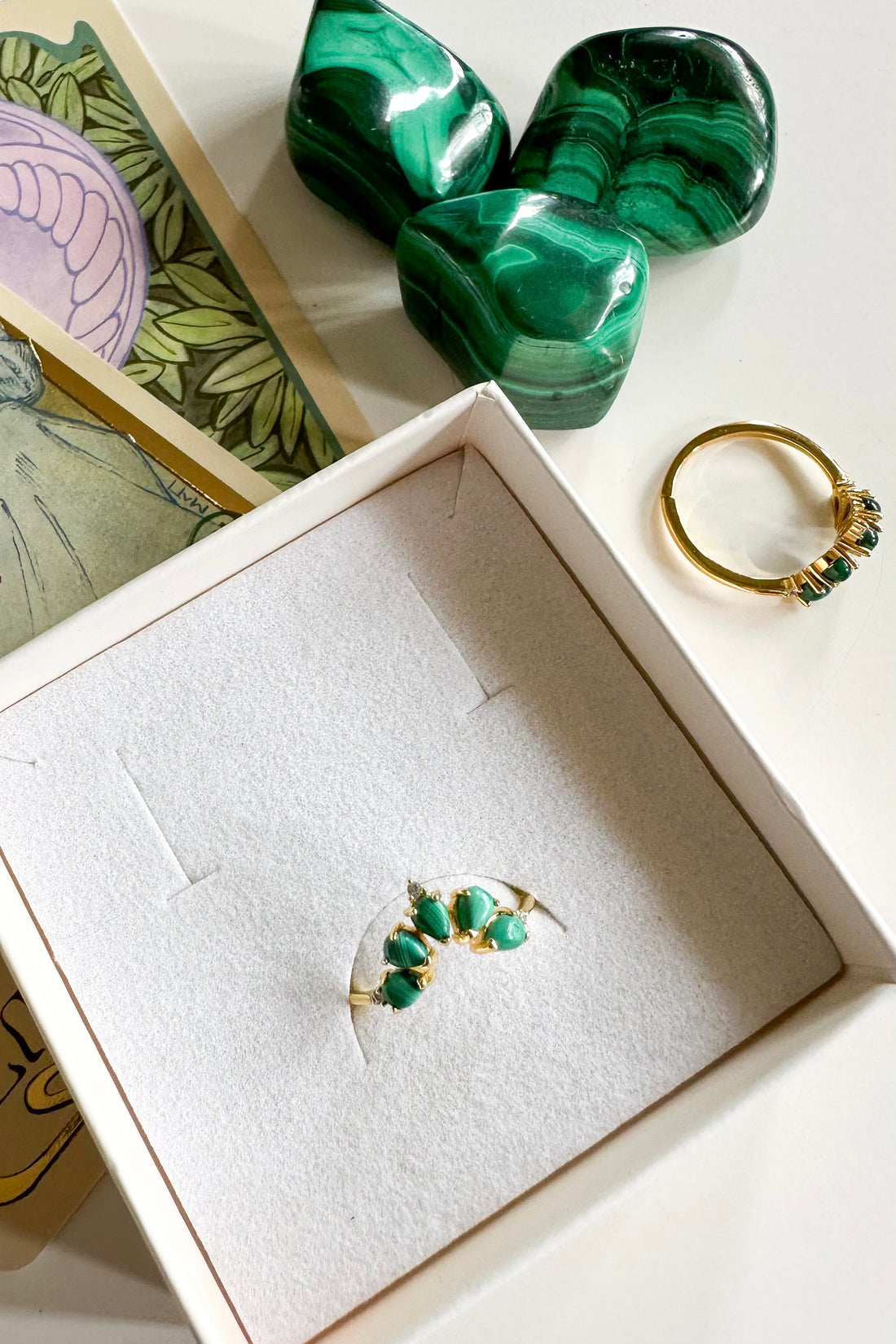 Anillo Malaquita | Protección - Transformación