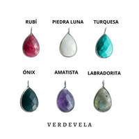 Colgante Inicial con mineral