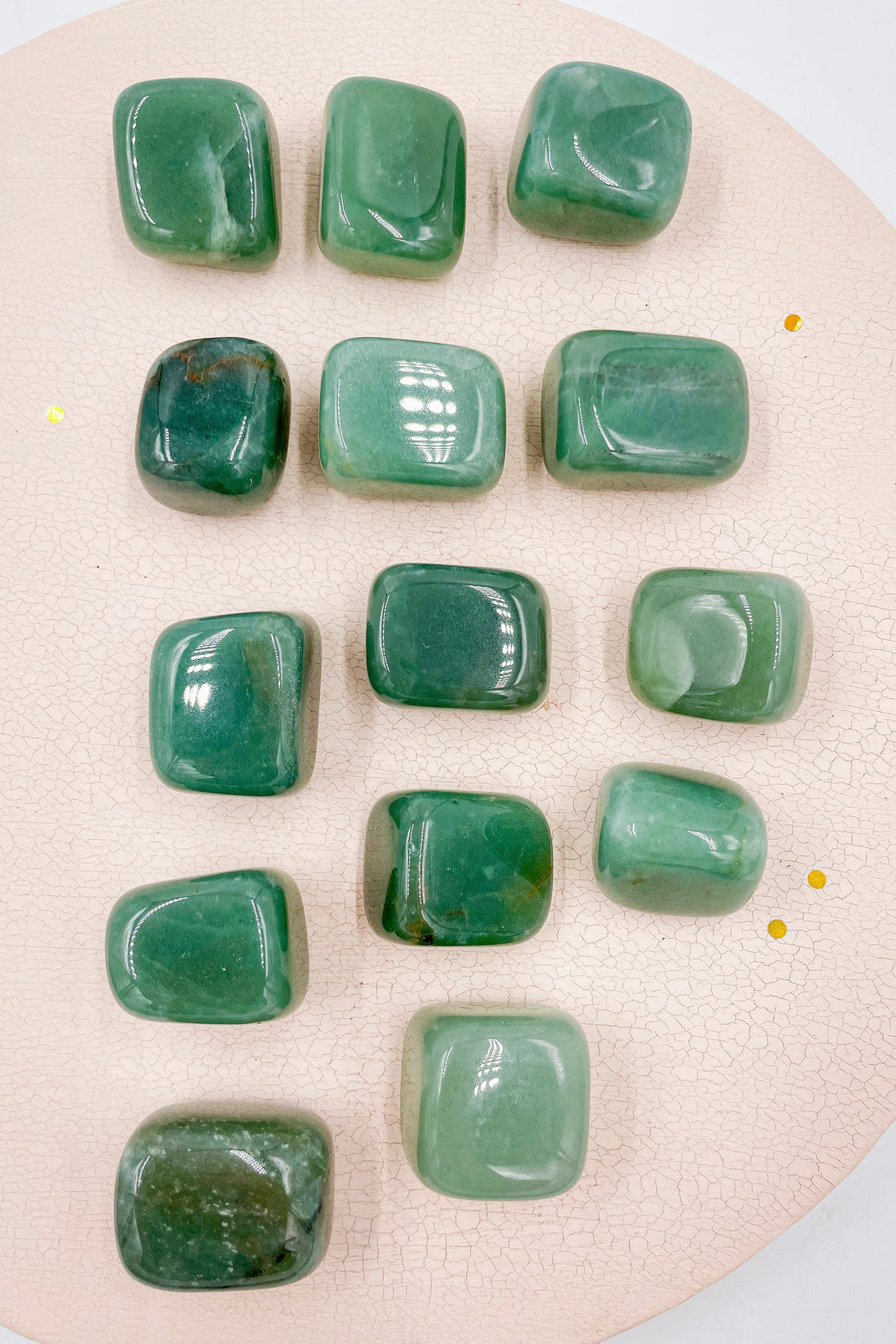 Rolled green quartz | Abundance - Well-being