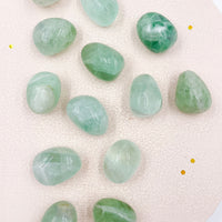 Fluorita Verde Rodado | Cambios - Espiritualidad