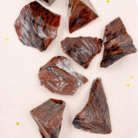 Obsidiana Caoba Masivo | Limpieza - Protección