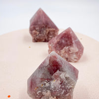 Puntas de Cuarzo Fresa | Armonía y Buen Humor