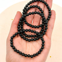 Pulsera Obsidiana negra | 6mm | Autorrealización - Protección