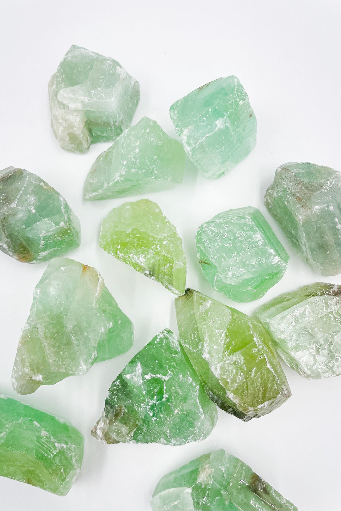 Calcita Verde Masivo | Limpieza energética - Intuición