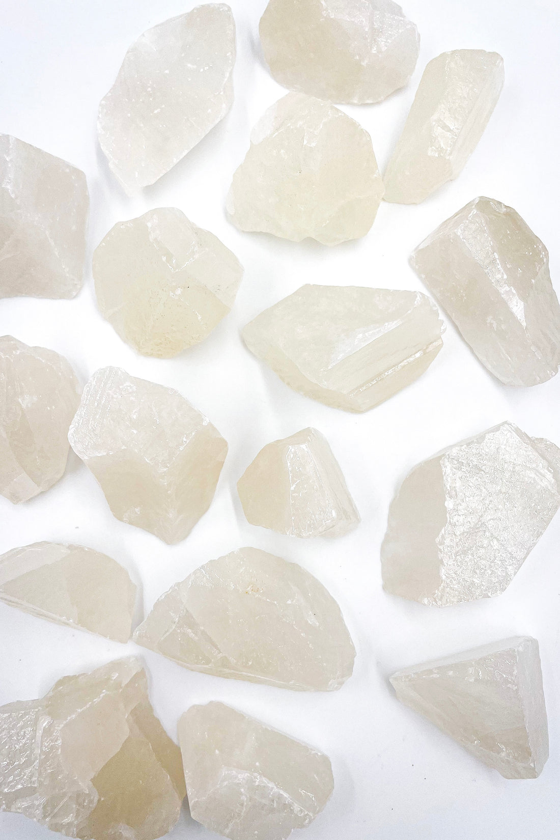 Massive White Calcite | Energetic cleaning - Intuition
