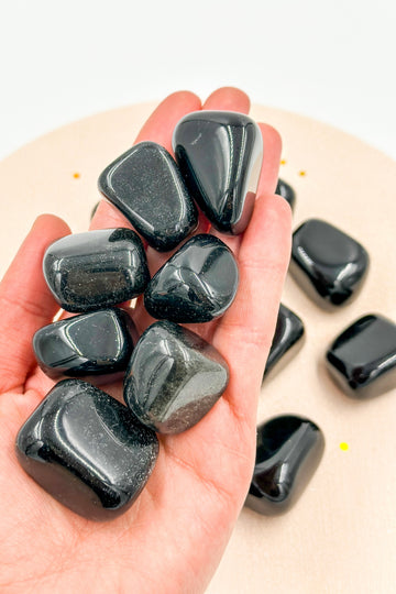 Obsidiana negra Rodado | Autorrealización y Protección