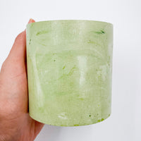 ABUNDANCE CANDLE | Pyrite, green jade and natural citrine