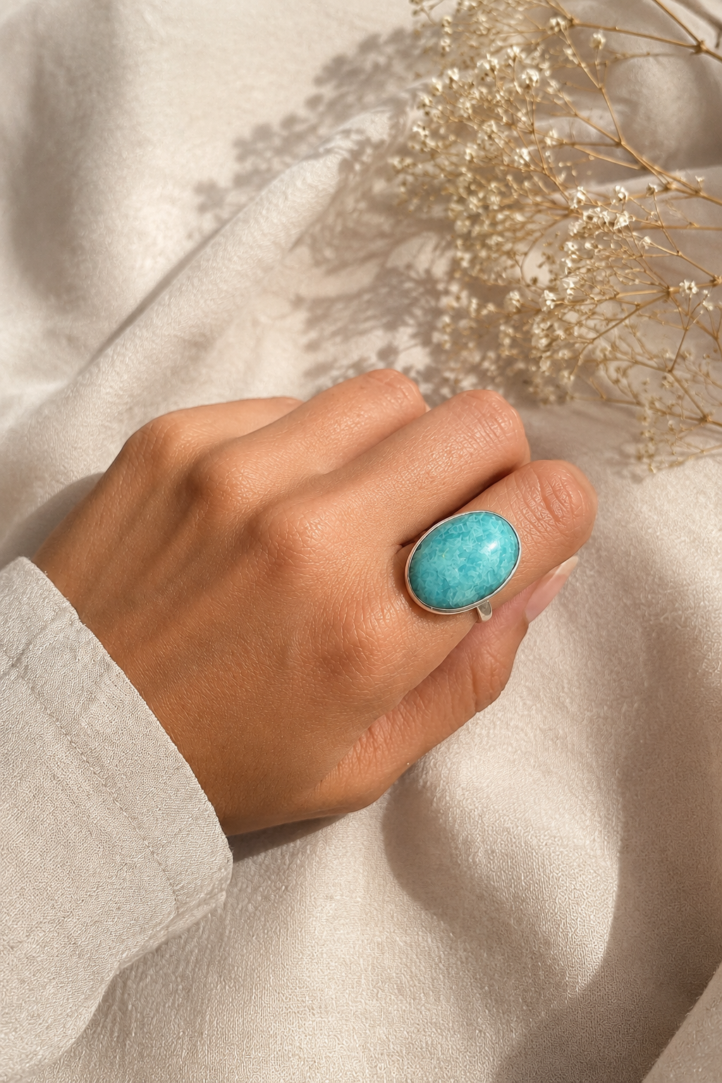 Anillo amazonita | Equilibrio - Superación
