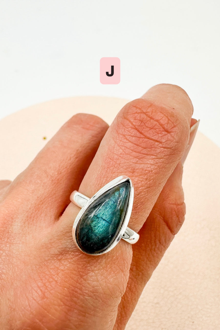 Anillo Labradorita | Transformación y protección