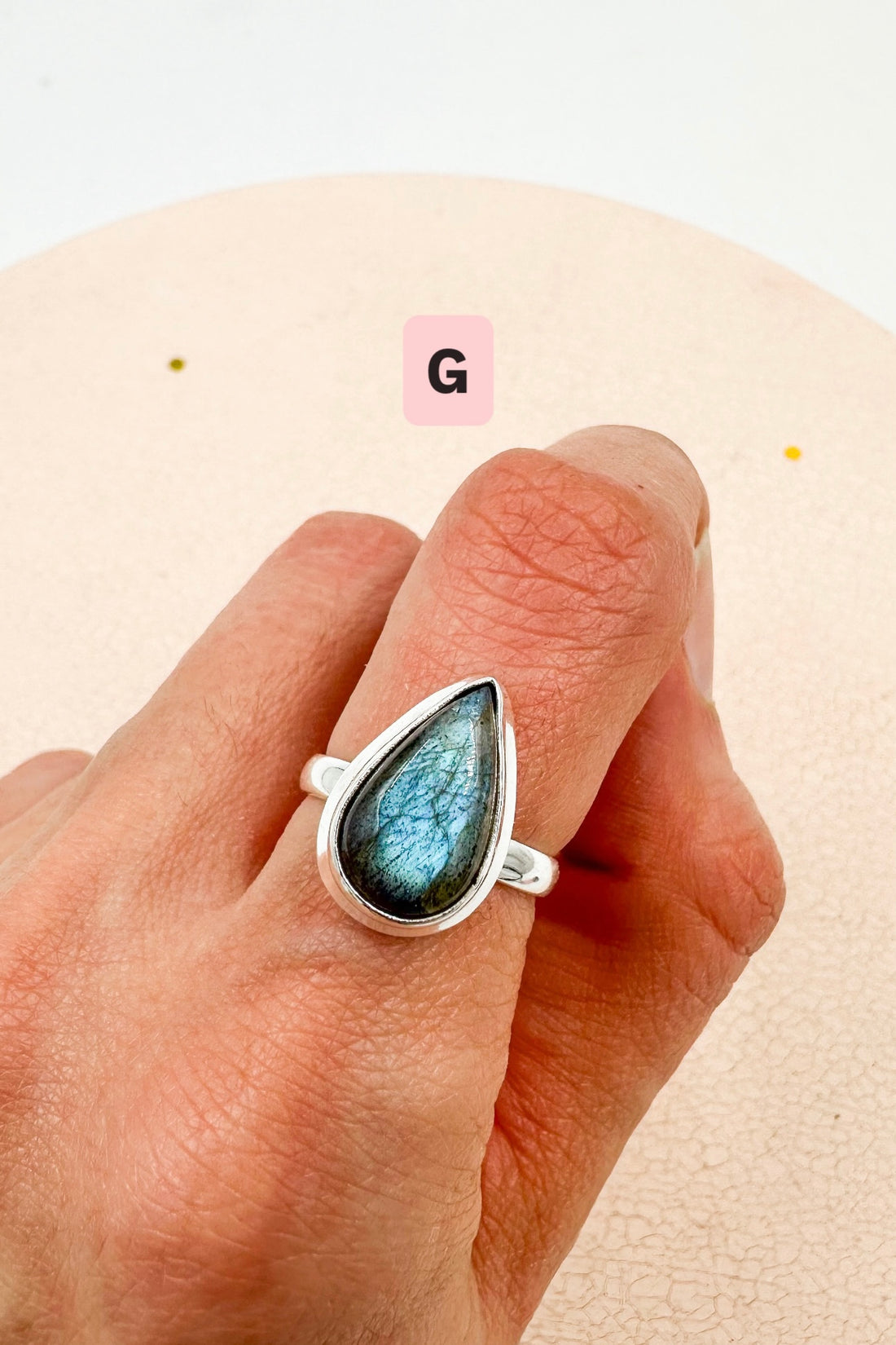 Anillo Labradorita | Transformación y protección