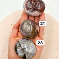 Ágata Malva Palmstone | Calma - Protección Familiar
