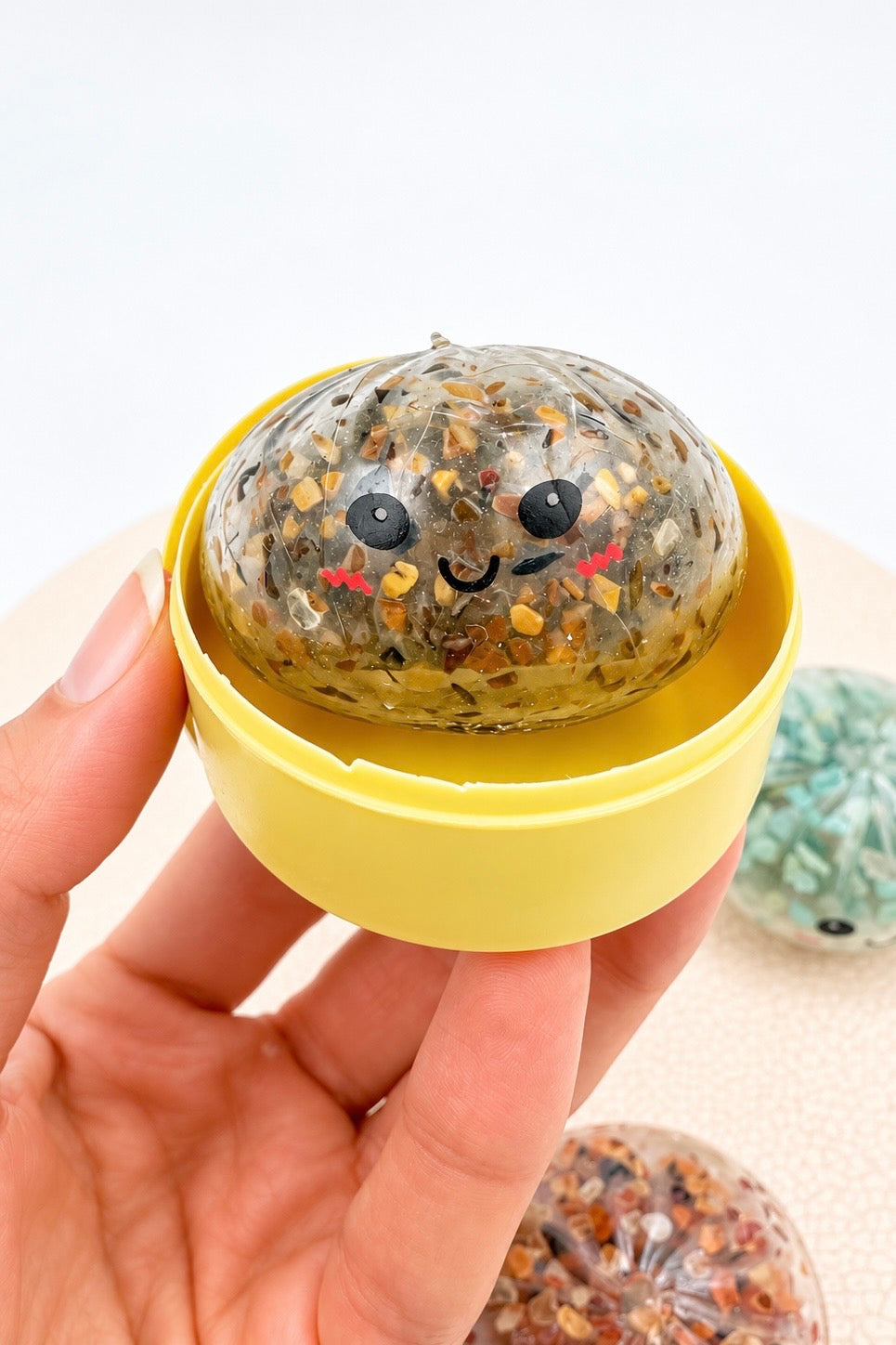 Dumpling Squishies |  Minerales variados | Juguete antiestrés