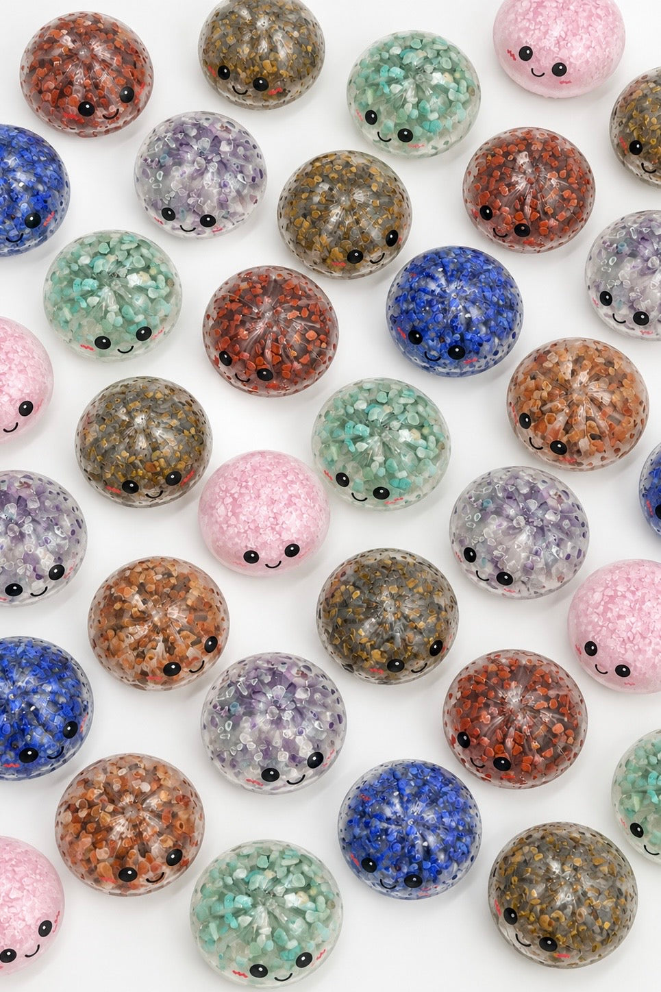 Dumpling Squishies |  Minerales variados | Juguete antiestrés
