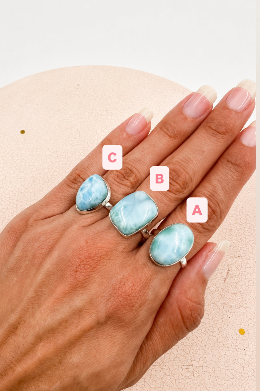 Anillo Larimar | Equilibrio - Serenidad