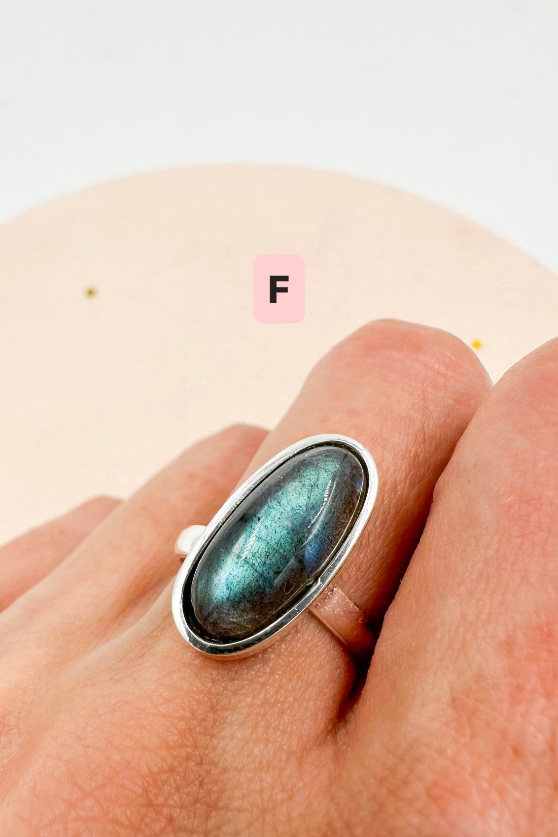 Anillo Labradorita | Transformación y protección