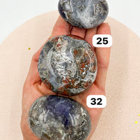 Ágata Malva Palmstone | Calma - Protección Familiar