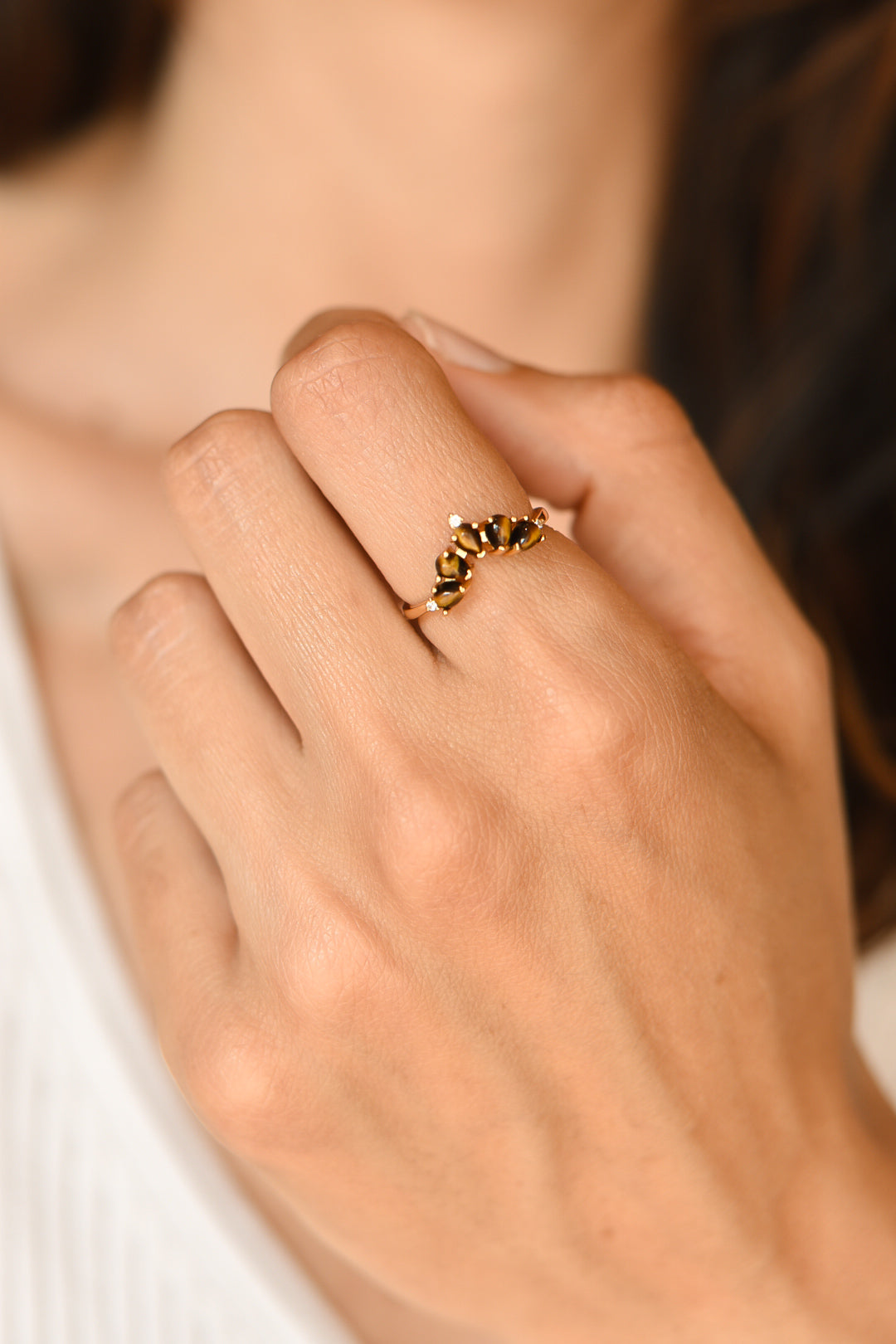 Anillo Ojo de tigre | Protección - Transformación