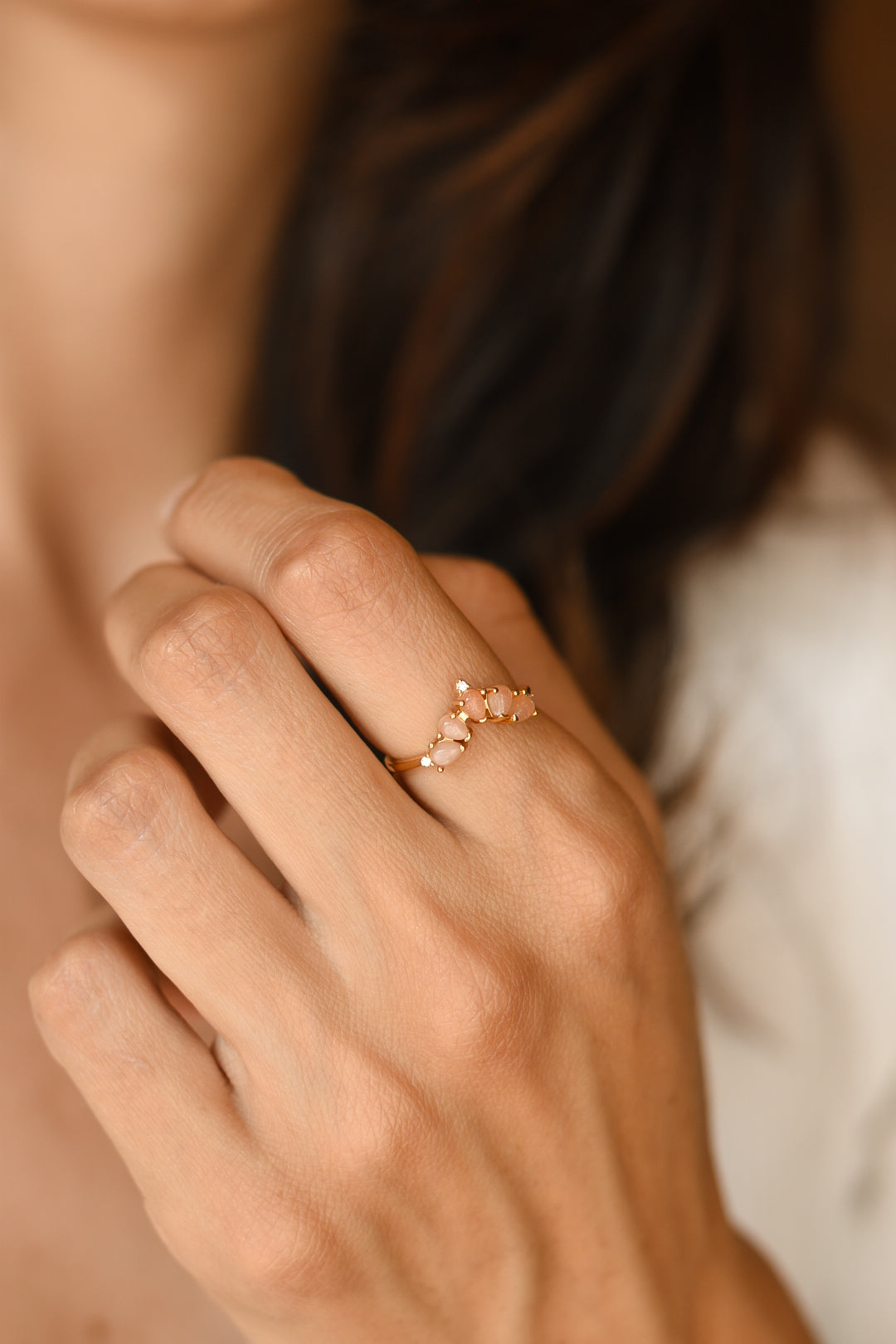 Anillo Piedra sol | Alegría - Autoestima