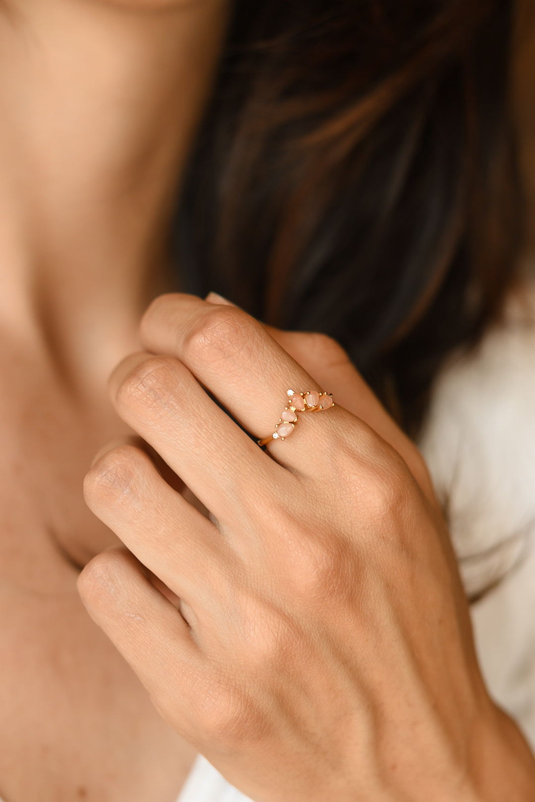Anillo Piedra sol | Alegría - Autoestima