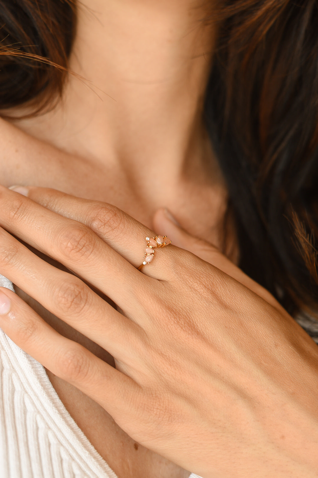 Anillo Piedra sol | Alegría - Autoestima