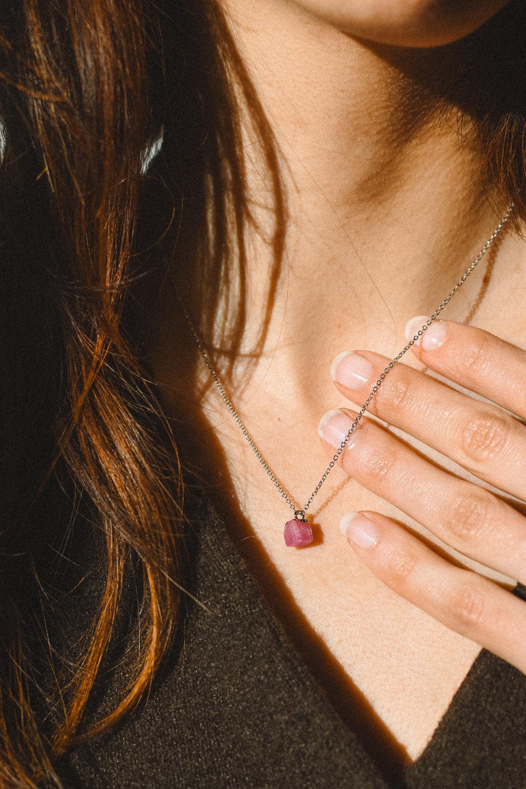 Colgante Talismán | Rubí | Valentía - Seguridad