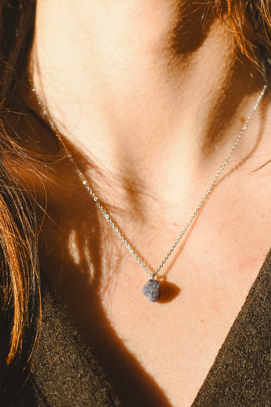 Colgante Talismán | Zafiro | Intuición - Protección energética