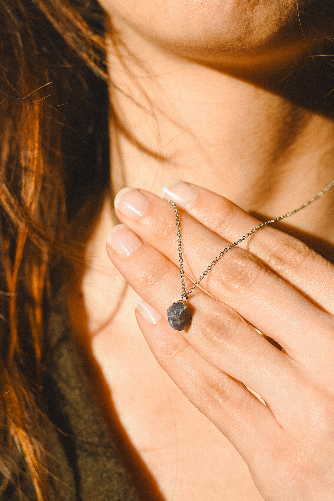 Colgante Talismán | Zafiro | Intuición - Protección energética