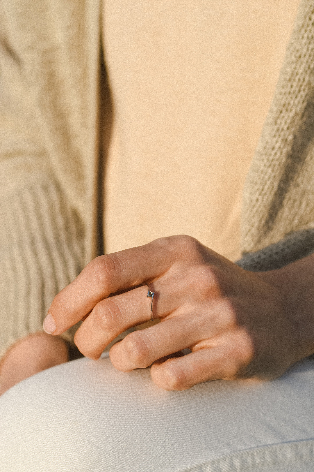 Anillo Moldavita Pequeño | Buena suerte - Espiritualidad