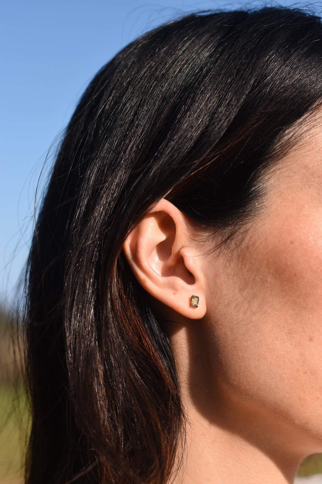 PREVENTA - VENTA ANTICIPADA | Pendientes Moldavita Facetada | Buena suerte - Espiritualidad