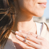 Colgante Moldavita Facetada | Lágrima | Buena suerte - Espiritualidad