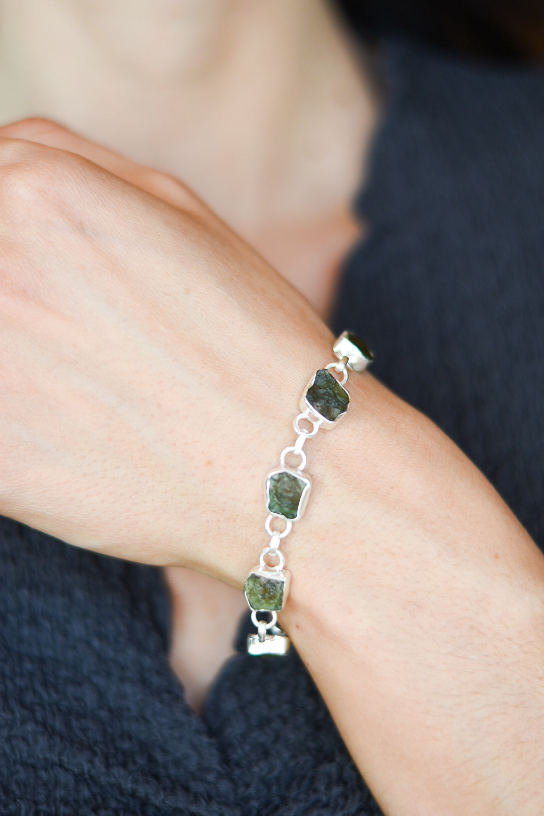 Pulsera Moldavita Múltiple | Buena suerte - Espiritualidad