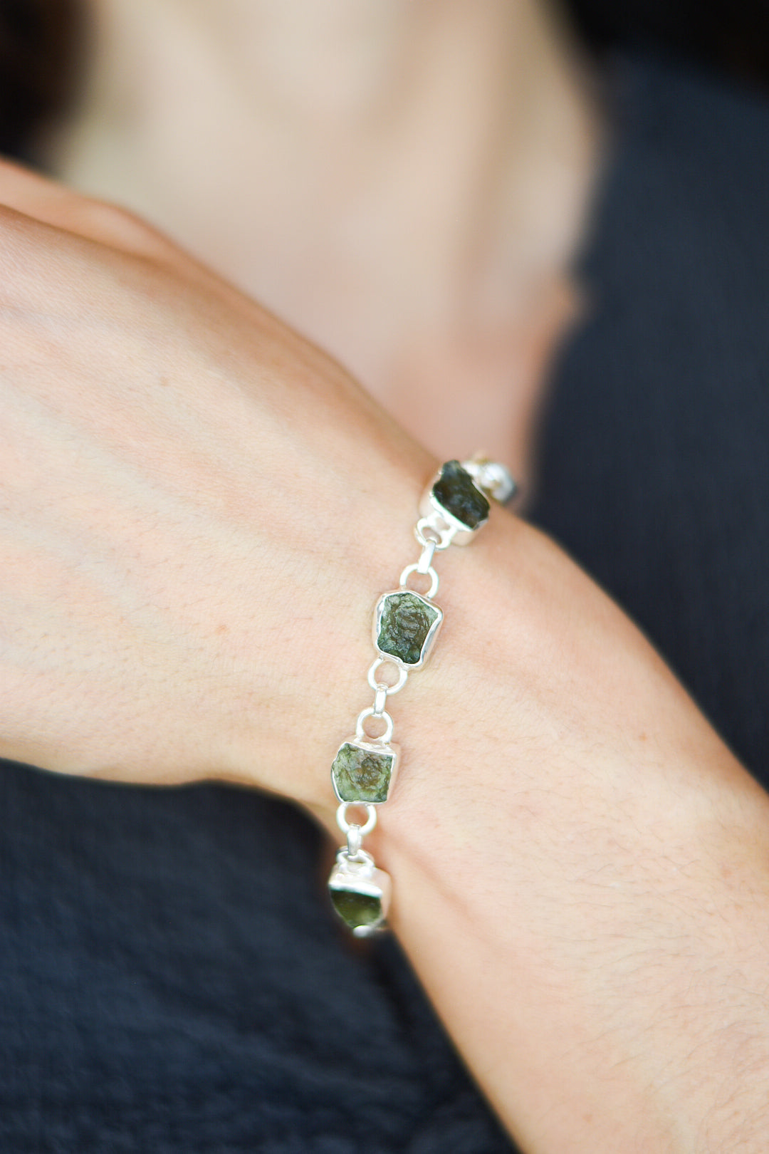 Pulsera Moldavita Múltiple | Buena suerte - Espiritualidad