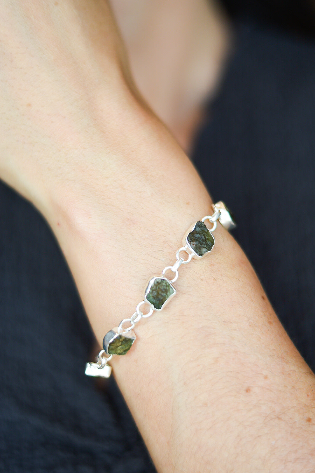 Pulsera Moldavita Múltiple | Buena suerte - Espiritualidad