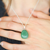 Colgante Cuarzo Verde | Abundancia - Bienestar