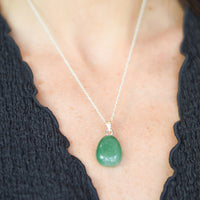 Colgante Cuarzo Verde | Abundancia - Bienestar