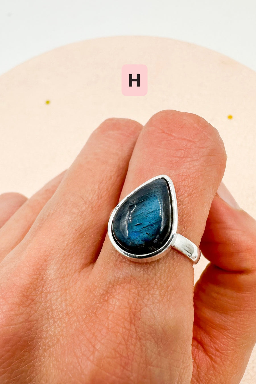 Anillo Labradorita | Transformación y protección