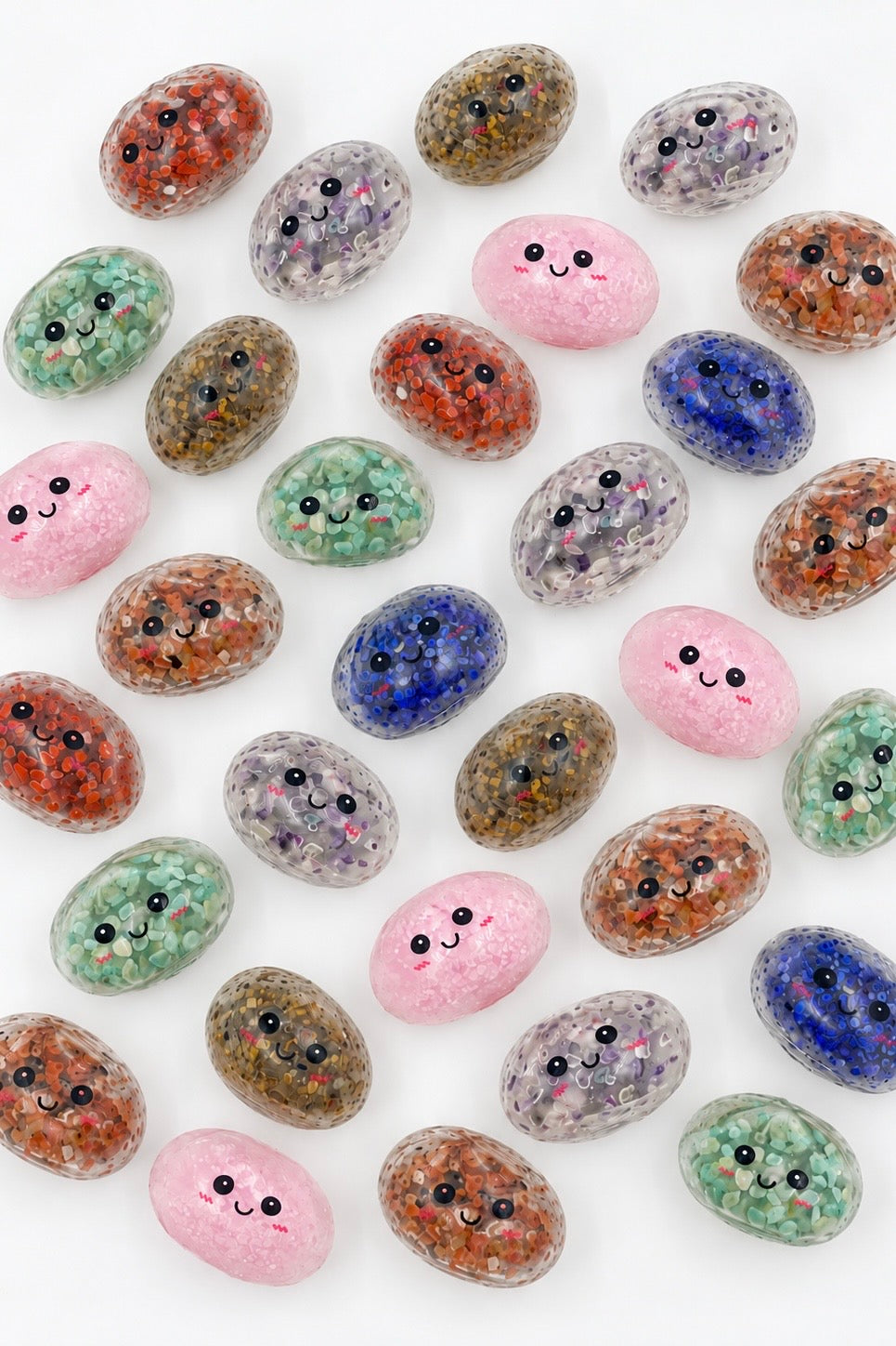 Dumpling Squishies |  Minerales variados | Juguete antiestrés