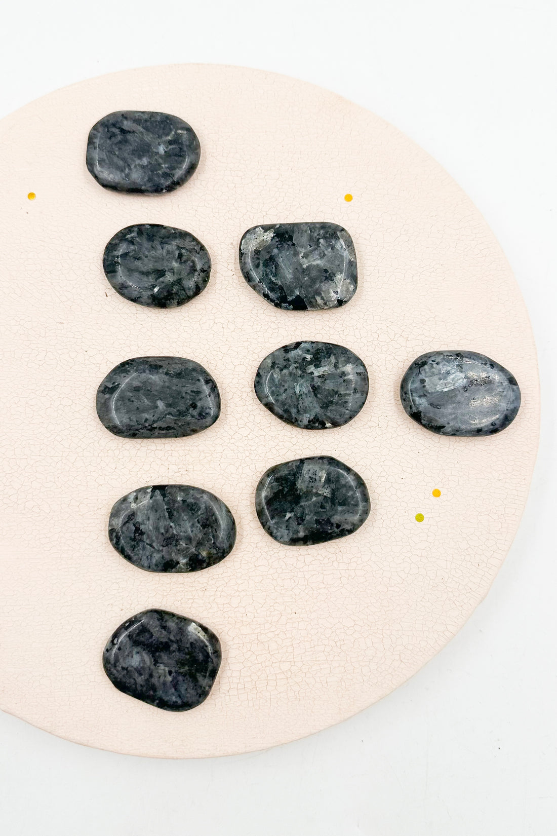 Rodado plano Merlinita | Intuición - Protección