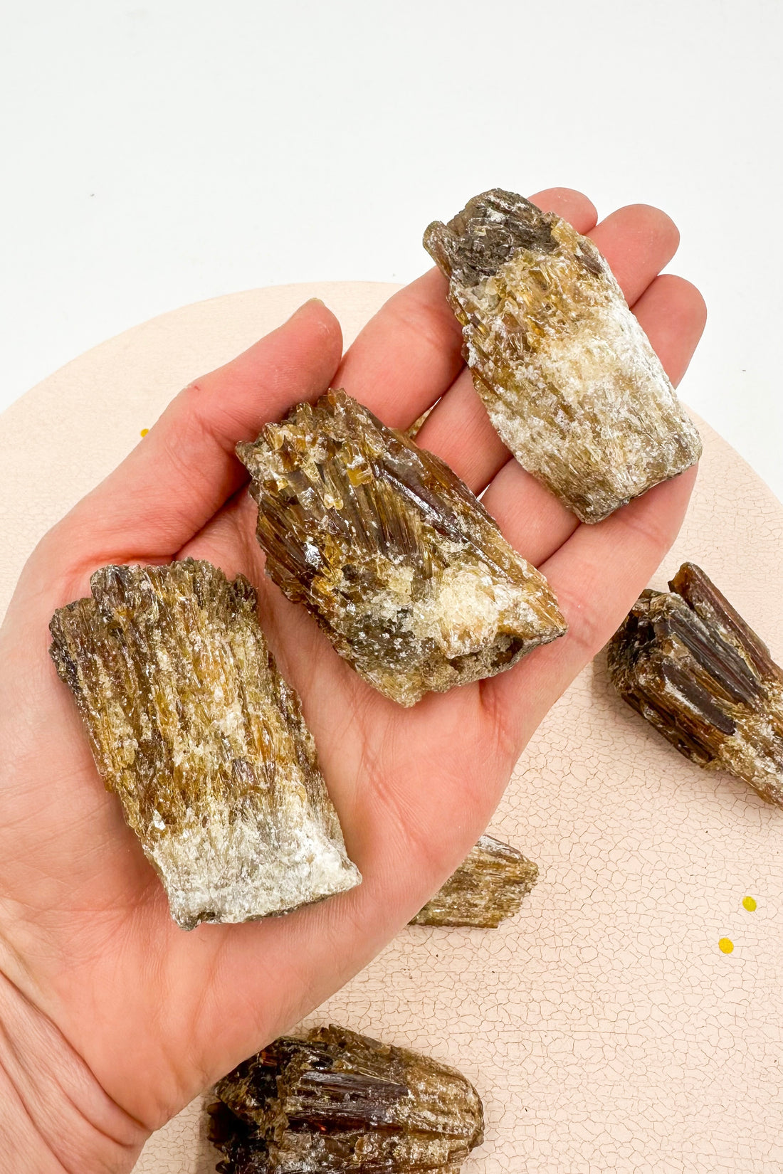 Calcita miel Masivo Cristalizado | Liderazgo - Metas