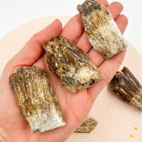 Calcita miel Masivo Cristalizado | Liderazgo - Metas