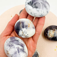 Palmstone Ópalo Dendrítico con Amatista | Calma emocional - Evolución personal