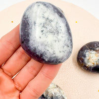 Palmstone Ópalo Dendrítico con Amatista | Calma emocional - Evolución personal