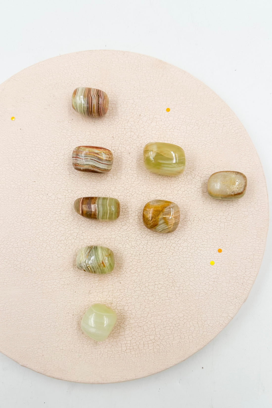 Ónix Verde Rodado | Calma emocional - Soltar el pasado