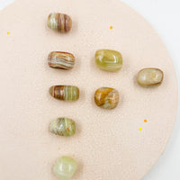 Ónix Verde Rodado | Calma emocional - Soltar el pasado