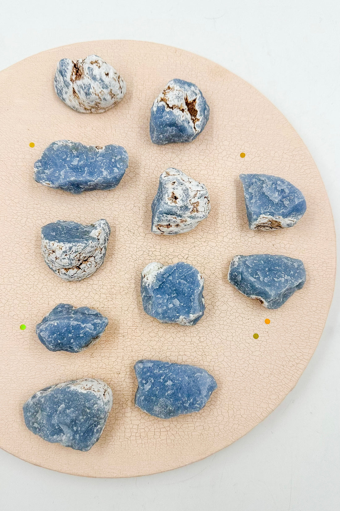 Semi-polished Angelite | Spirituality and stress