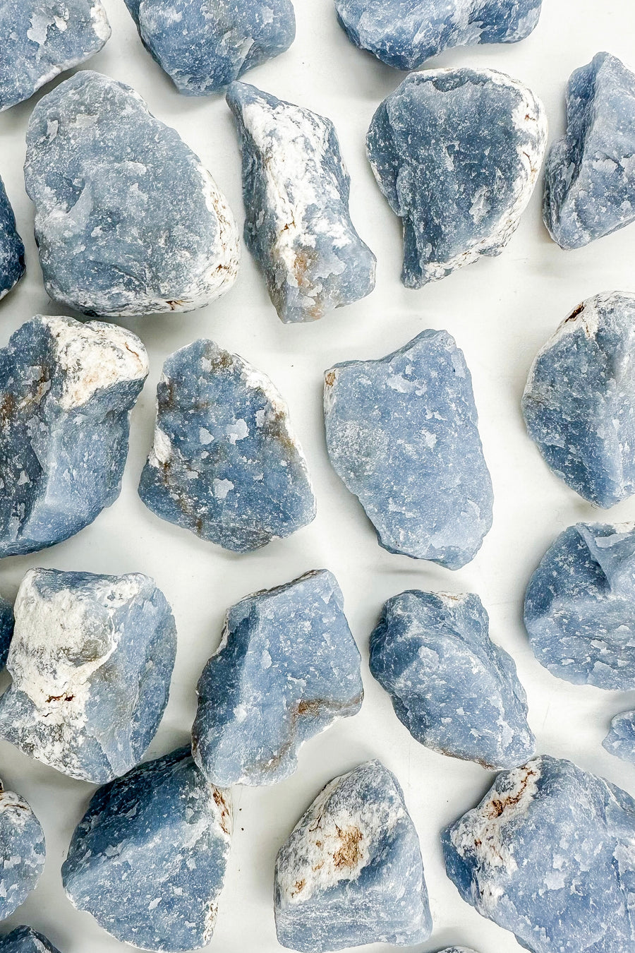 Semi-polished Angelite | Spirituality and stress