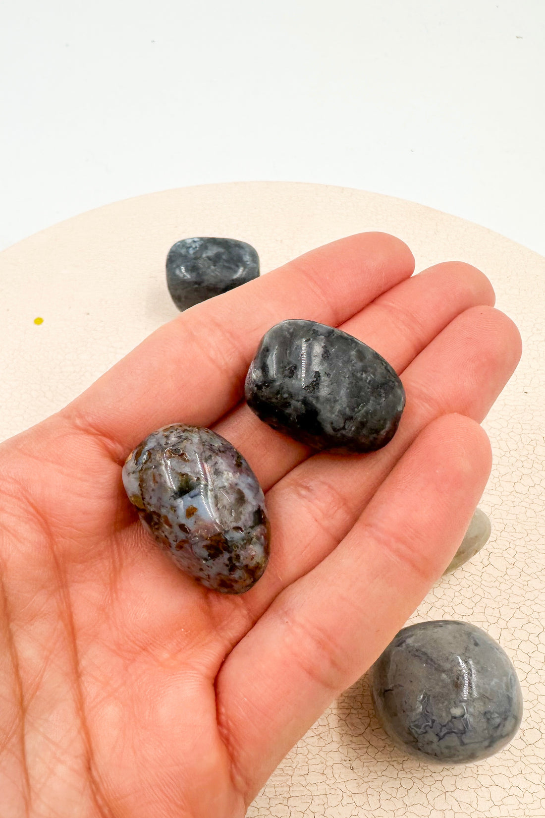 Dúo Rodados | Pietersita + Larvikita | Protección